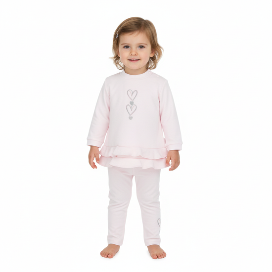 Pink Sporty Leggings Set 9682