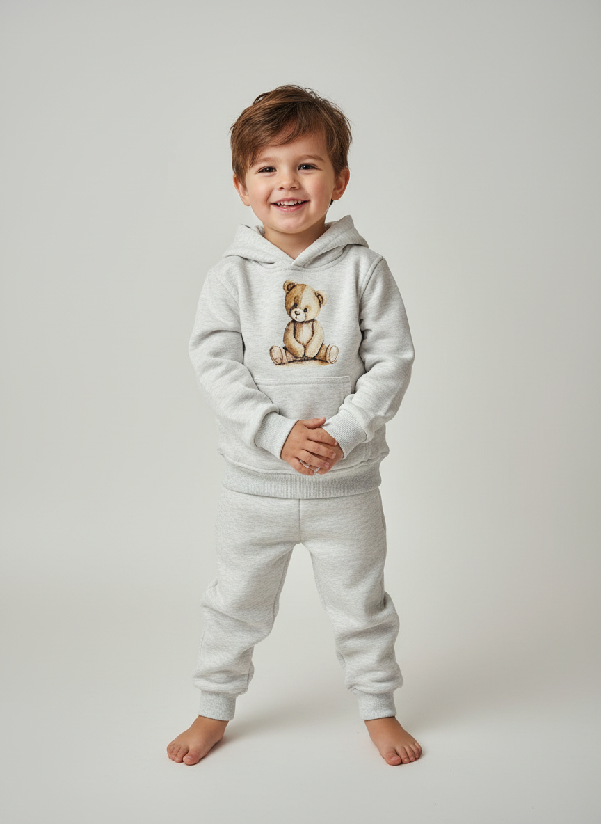 Grey Teddy Bear Tracksuit 9702