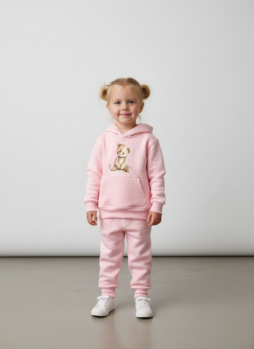 Pink Teddy Bear Tracksuit 9696