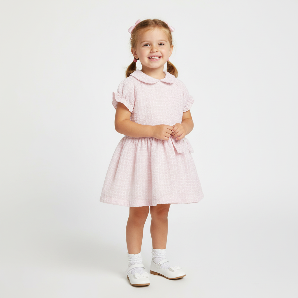 Blush Pink Shimmer Dress 9535