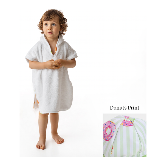 Load image into Gallery viewer, Meia Pata poncho towel for boys - Adora 
