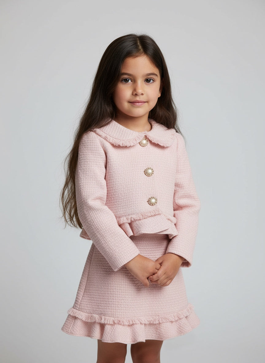 Chic by Deolinda dusky pink skirt and jacket 