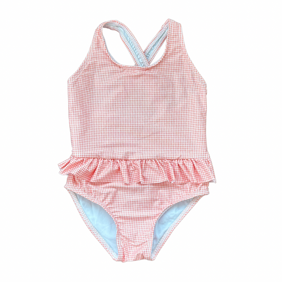 Wedoble baby girls gingham swimming costume - Adora Childrenswear