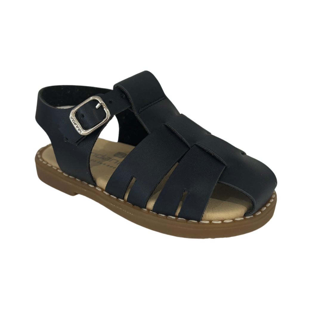 Boys Navy Summer Sandals by Andanines - Adora Childrenswear