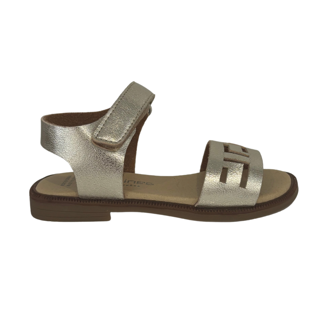 Andanines gold summer Grecian style sandals - Adora Childrenswear