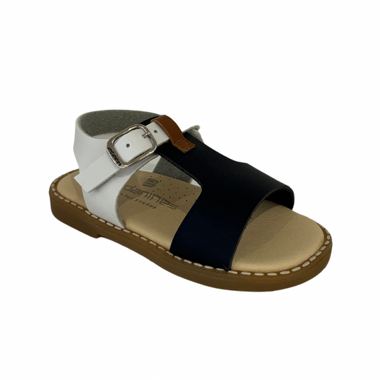 Andanines boys navy and white sandals - Adora Childrenswear