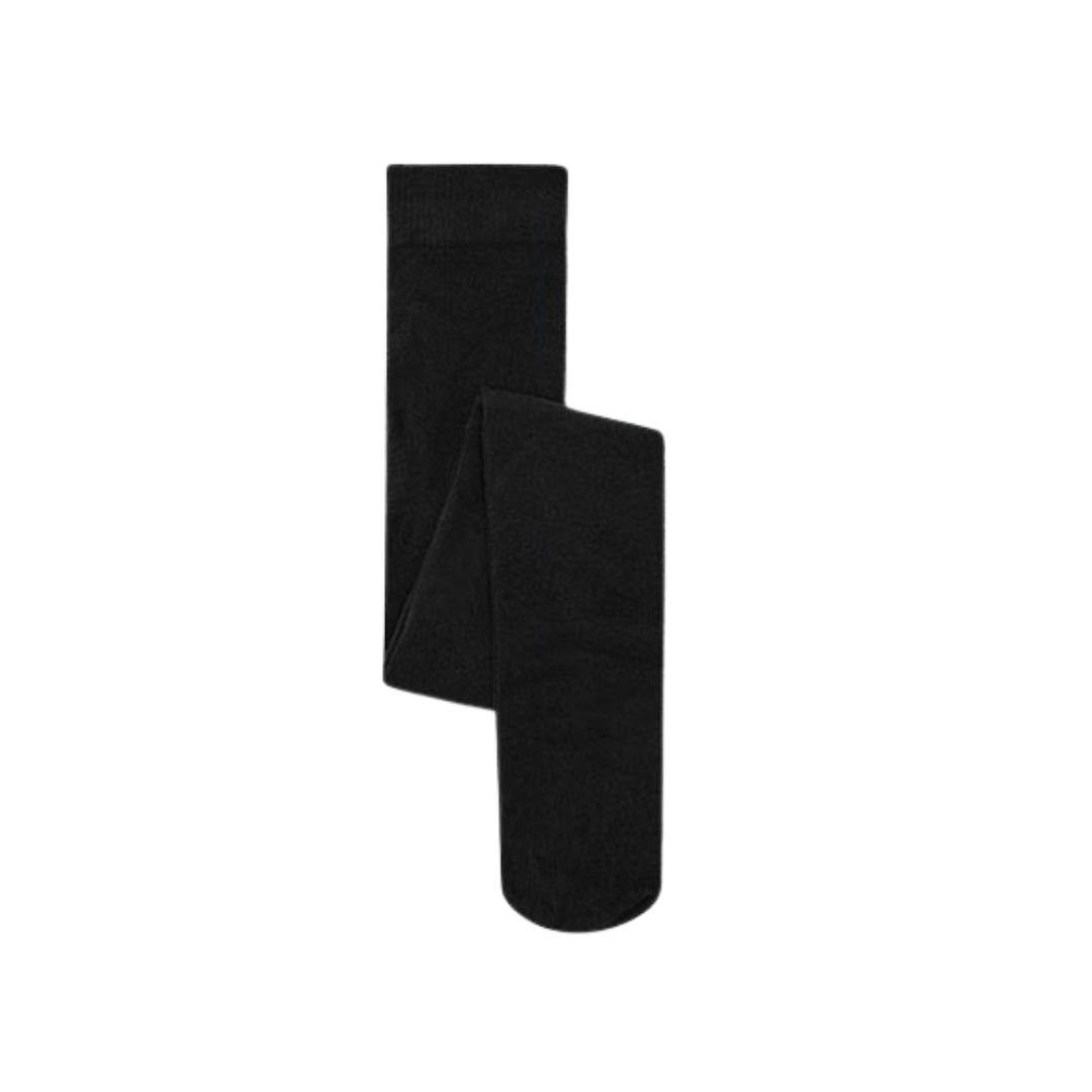 Mayoral girls black cotton tights 