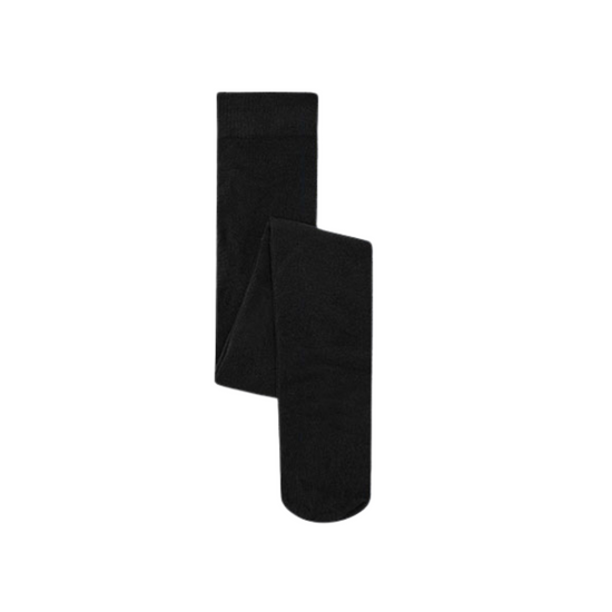 Mayoral girls black cotton tights 