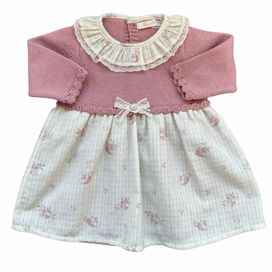 Rigola baby girls dusky pink dress - Adora Childrenswear 