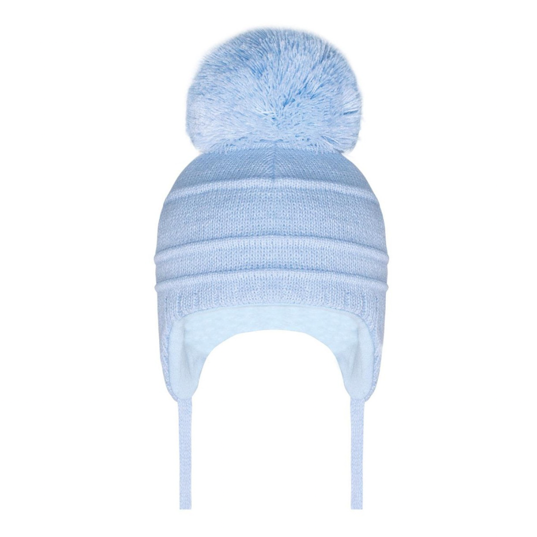 Unisex kids bourbon pom hat by Pom Pom Envy girls winter