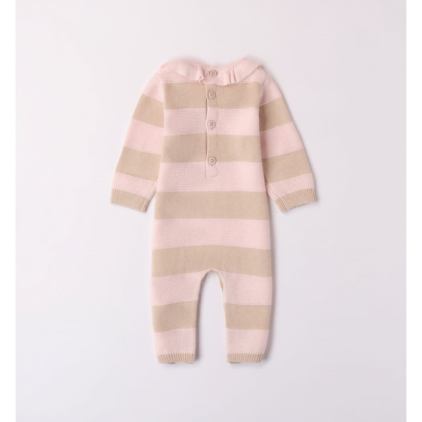 Load image into Gallery viewer, Pale Pink and Beige Romper 3291 - Lala Kids 
