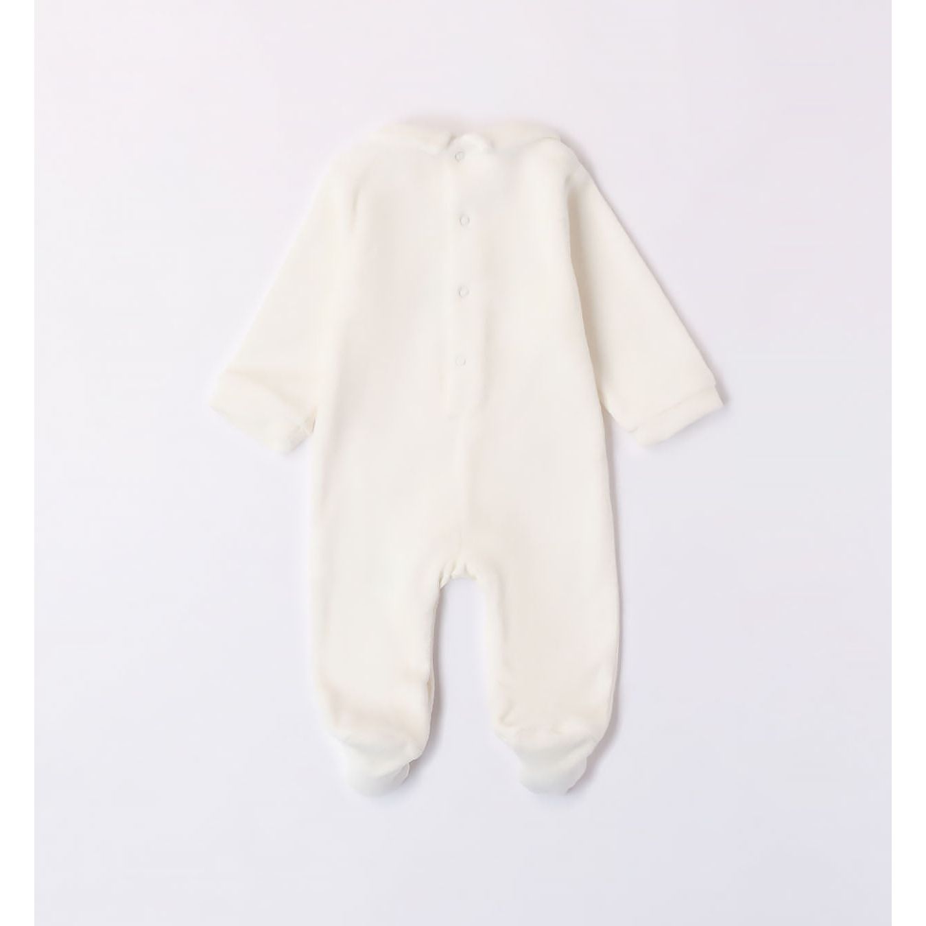 Load image into Gallery viewer, Cream Velour All In One 3272 - Lala Kids 
