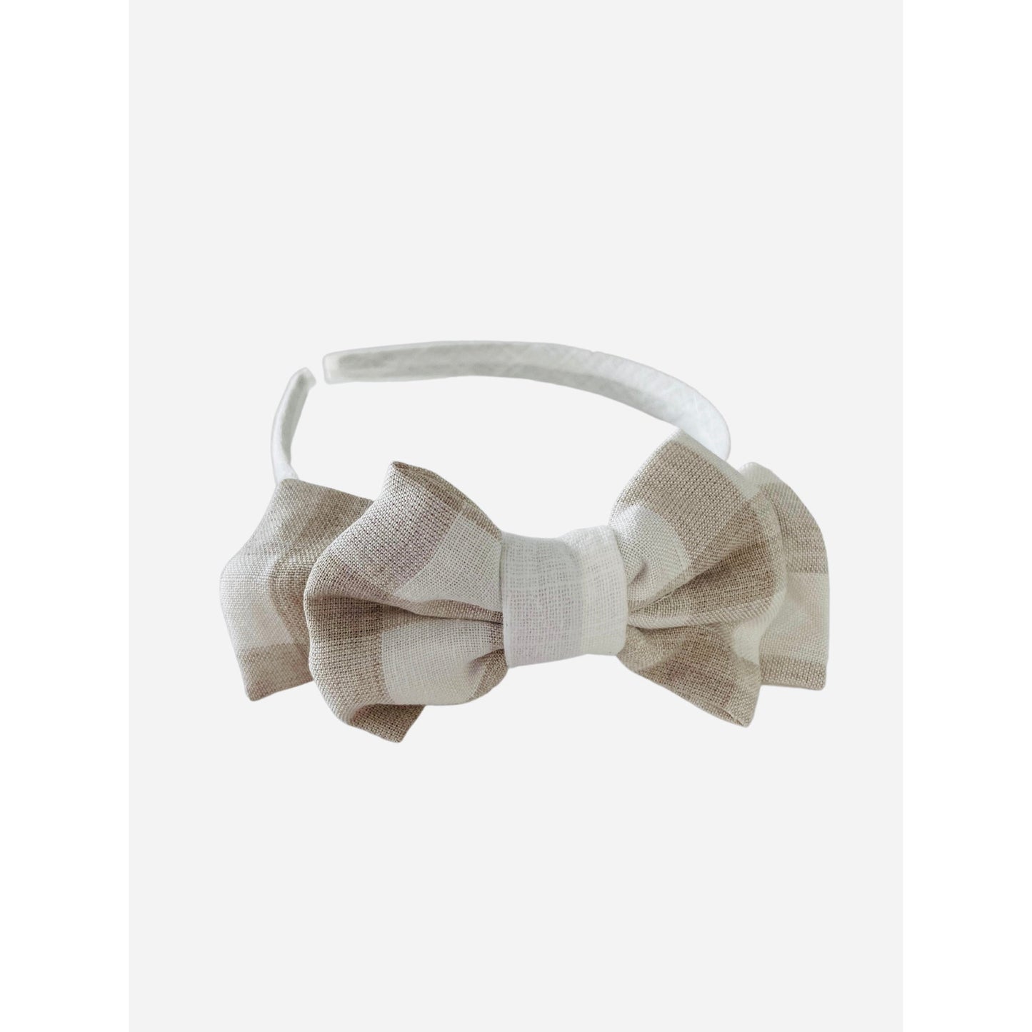 Load image into Gallery viewer, Cream And Beige Headband 324 - Lala Kids 
