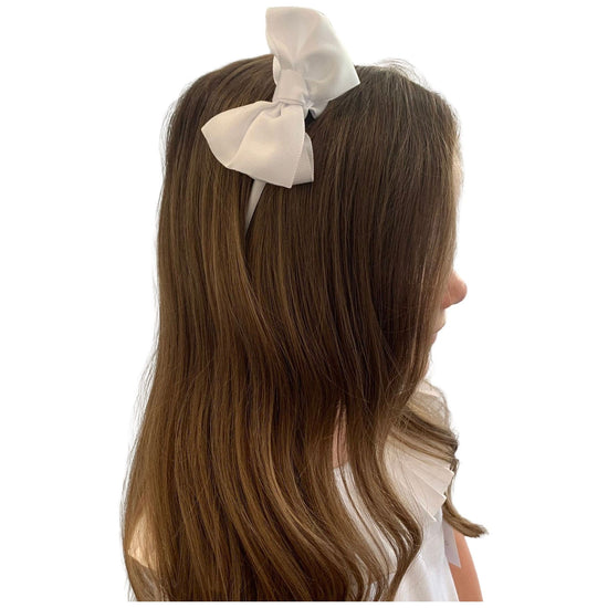 Load image into Gallery viewer, White Bow Headband 351 - Lala Kids 
