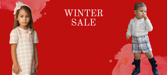 End of season sale with up to 50% off children's designer clothing