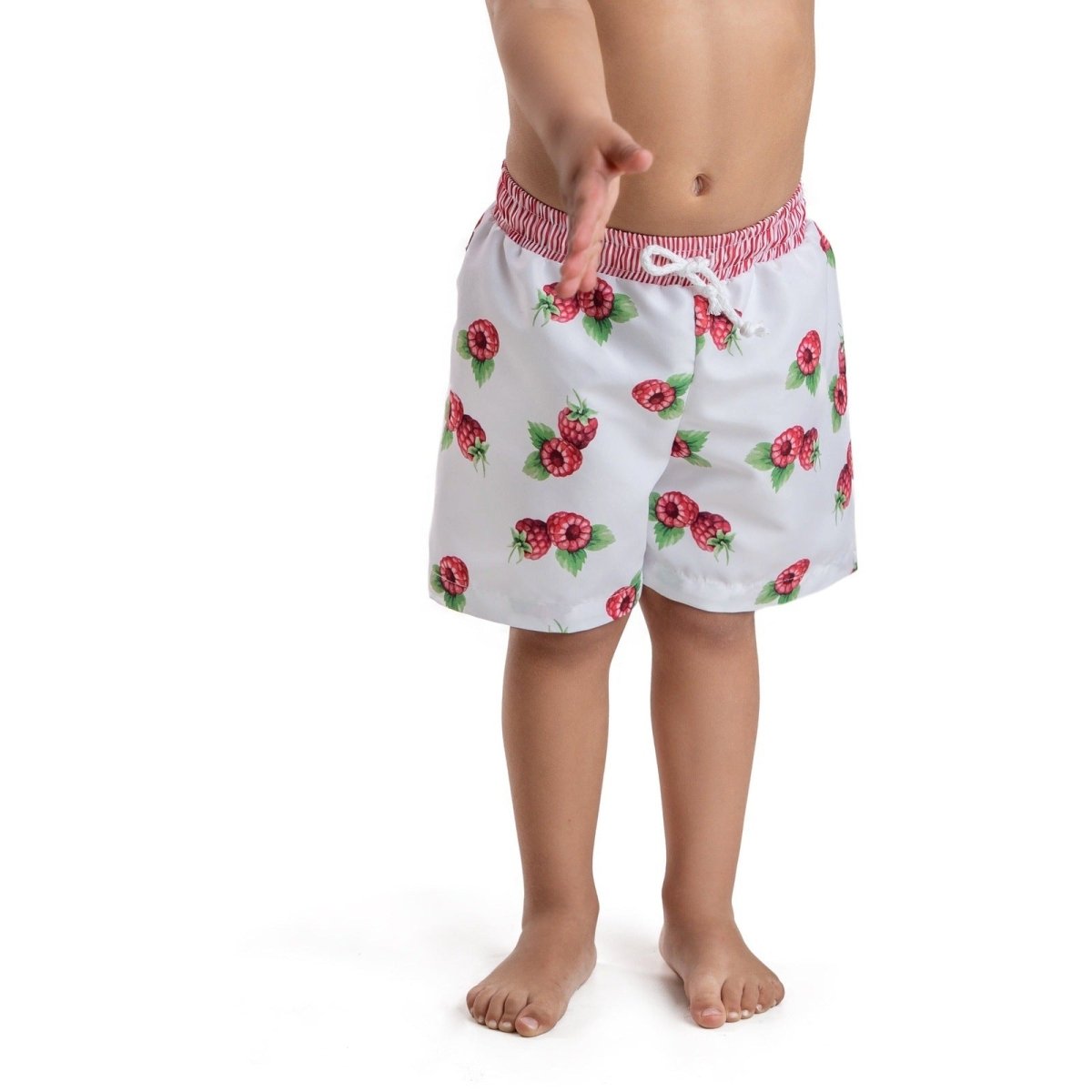 07 Raspberry Swim Shorts - Adora Childrenswear