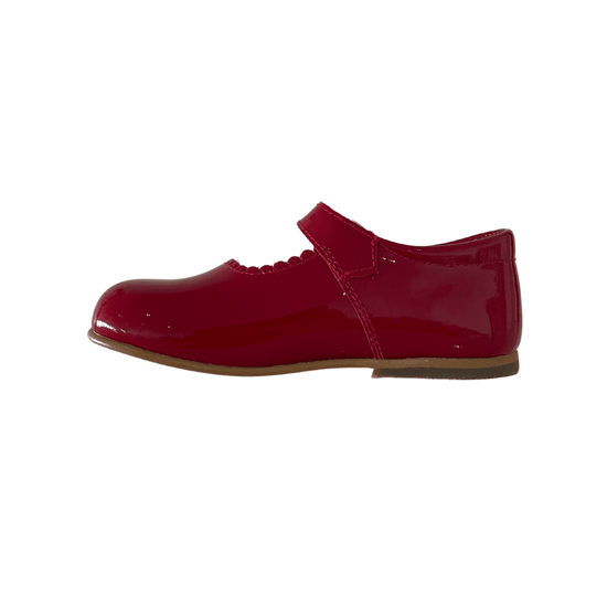204 Red Patent Mary Janes - Lala Kids 
