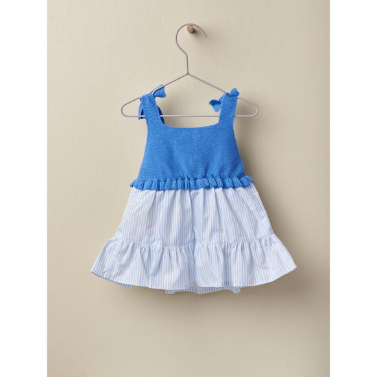 Blue Summer Dress 129 - Lala Kids 