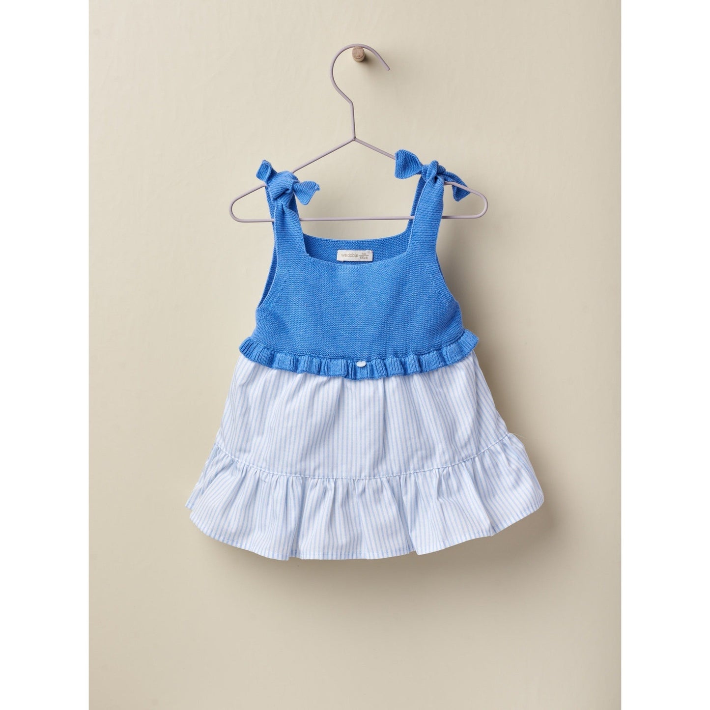 Blue Summer Dress 129 - Lala Kids 