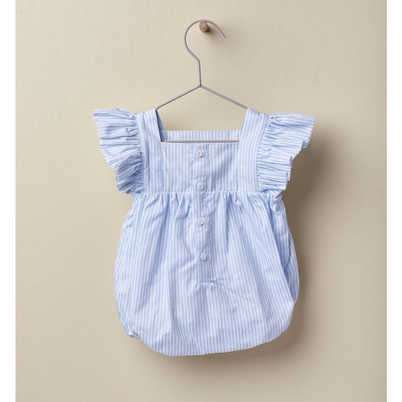 Load image into Gallery viewer, Striped Ruffle Romper 138 - Lala Kids 
