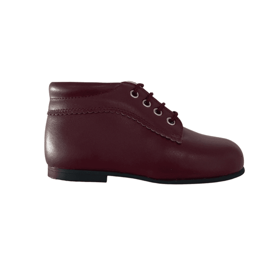 203 Red Leather Boots - Lala Kids 