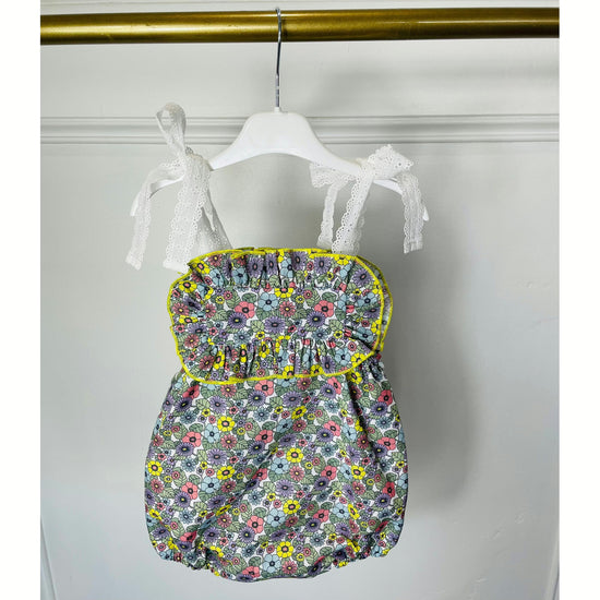 Load image into Gallery viewer, Liberty Floral Romper 229 - Lala Kids 
