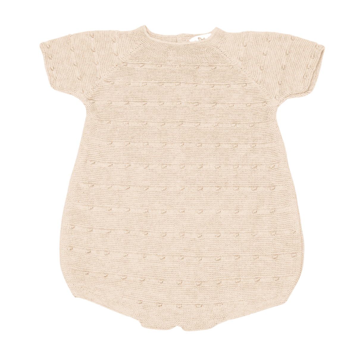 Beige Popcorn Romper 220 - Lala Kids 