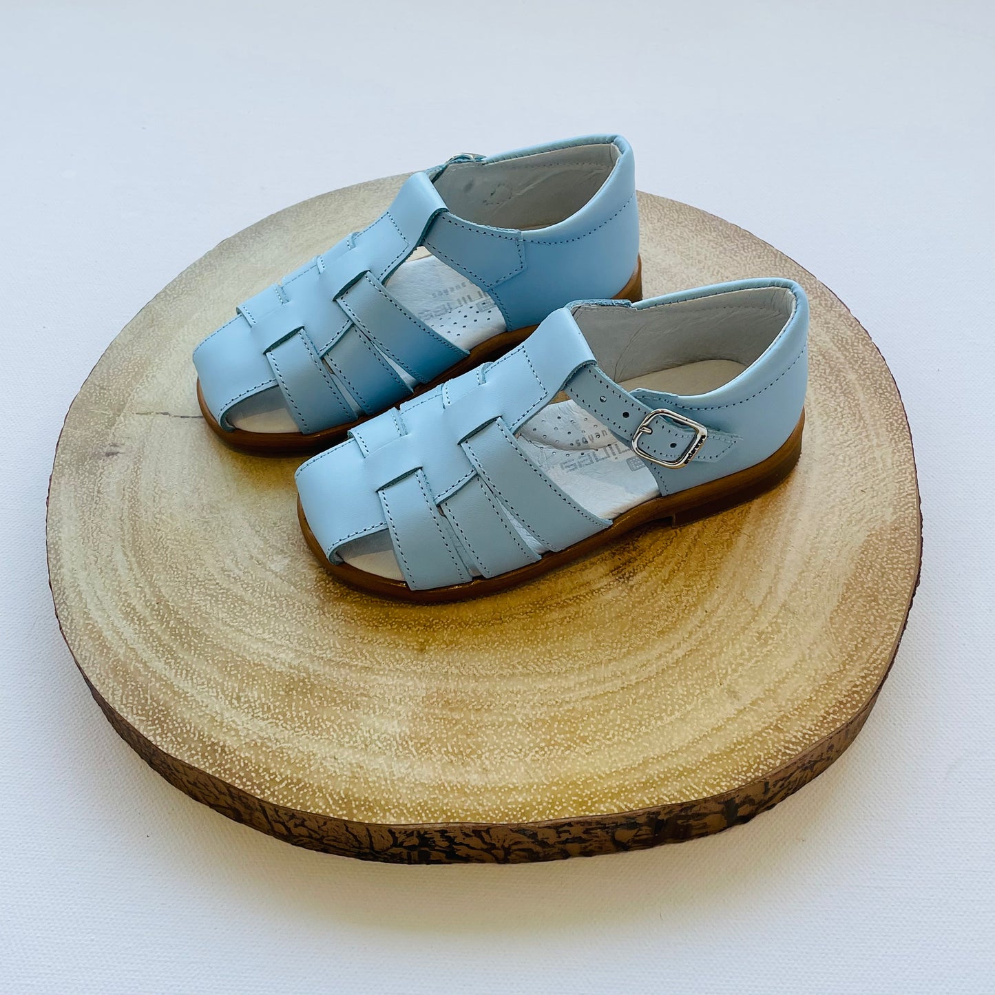 Load image into Gallery viewer, Pale Blue Sandals 307 - Lala Kids 
