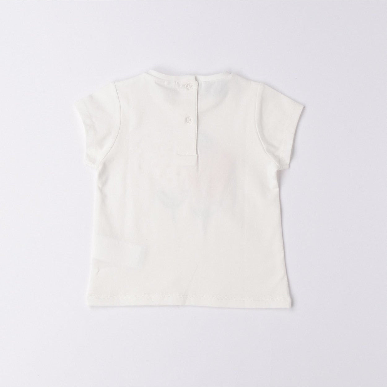 Load image into Gallery viewer, White T Shirt With Floral Print 184 - Lala Kids 
