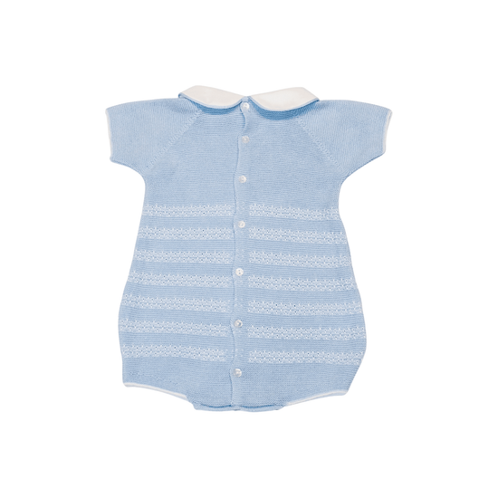 Load image into Gallery viewer, Pale Blue Romper 216 - Lala Kids 
